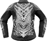 Icon Womens Overlord3 Noble Jacket - Black Grey White