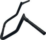 Fat Baggers Inc. 1-1/4" EZ Install Pointed Top Handlebar For Harley Davidson FLHX 1923 2024-2026 33 cm (13") - Black