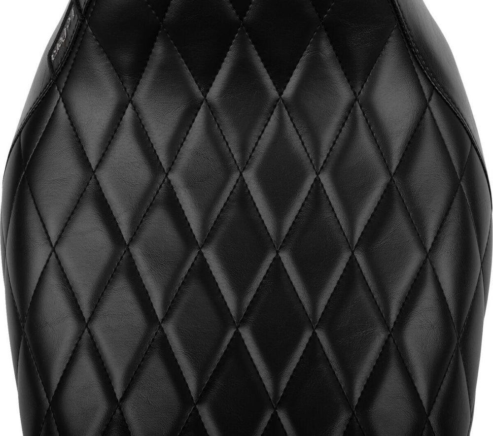 LE Pera Bare Bones Solo Seat For Harley Davidson FLHX 1750 ABS 2023 Diamond Stitch - Black