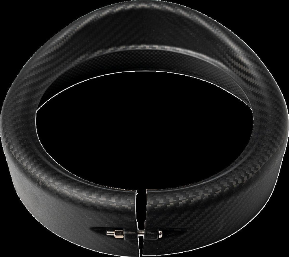 Slyfox Headlight Trim with Visor For Harley Davidson FLD 1690 2012-2013 Black/Matte