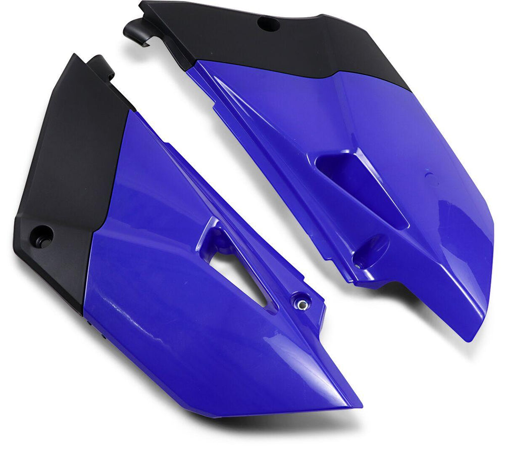 UFO Side Panels For Yamaha YZ85 2015-2021 - Black Reflex Blue