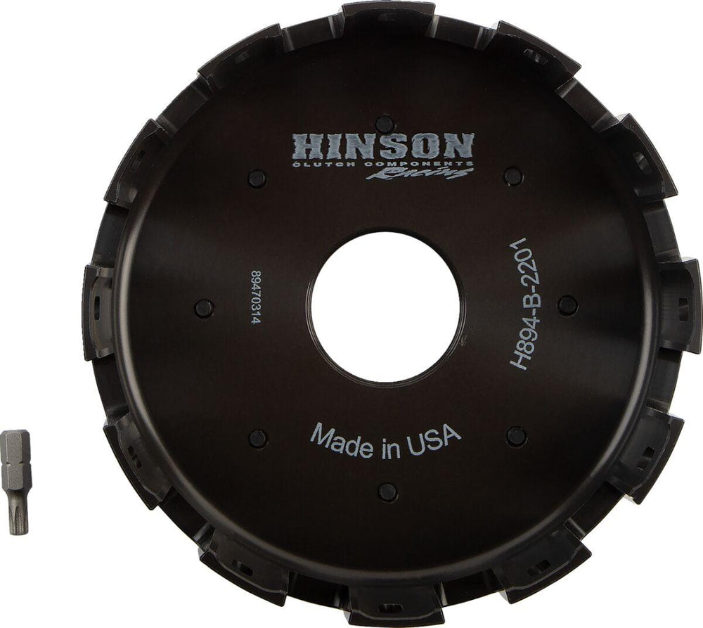 Hinson Clutch Basket For Honda CRF250R 2022-2025 - Black