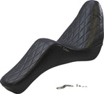 LE Pera Cherokee Seat For Harley Davidson FLDE 1750 ABS 2018-2020 Diamond Stitch - Black