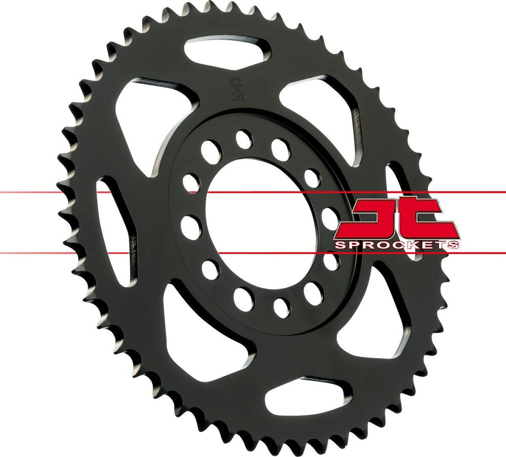 JT Steel Sprocket For Yamaha AG 200 1982-2008 Rear 52T - Black