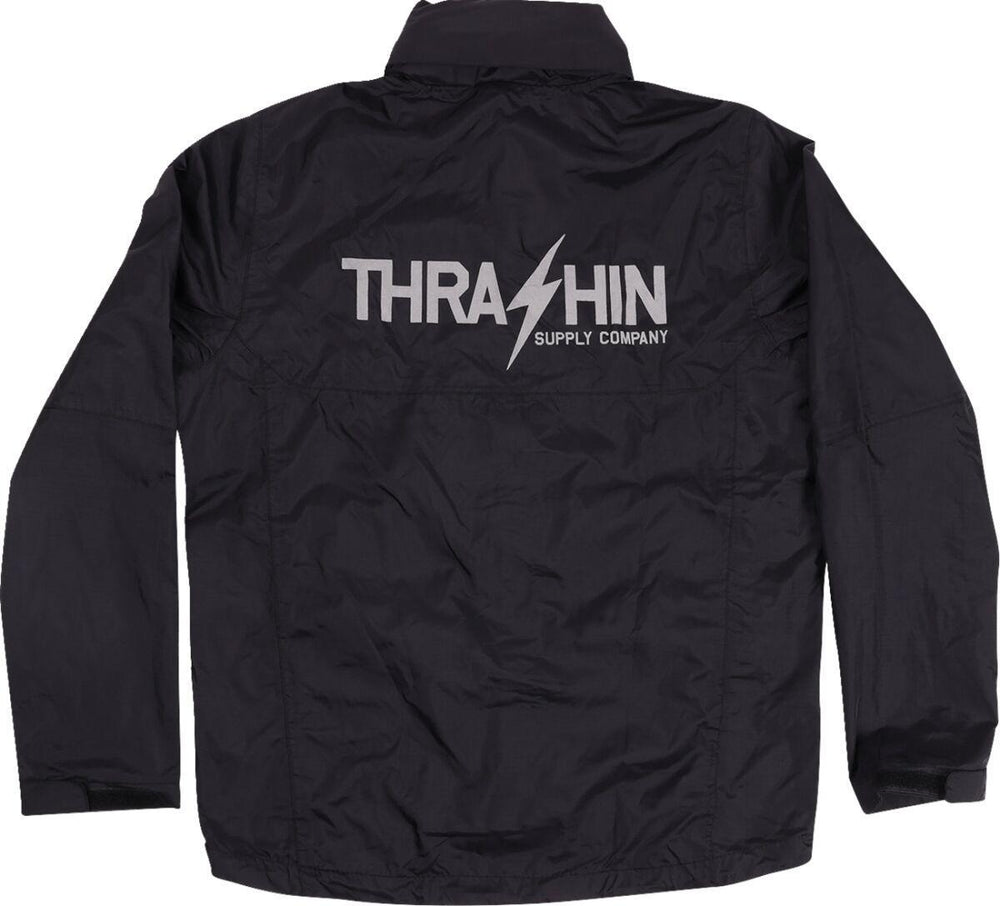 Thrashin Supply Co Mission Waterproof Rain Jacket - Black