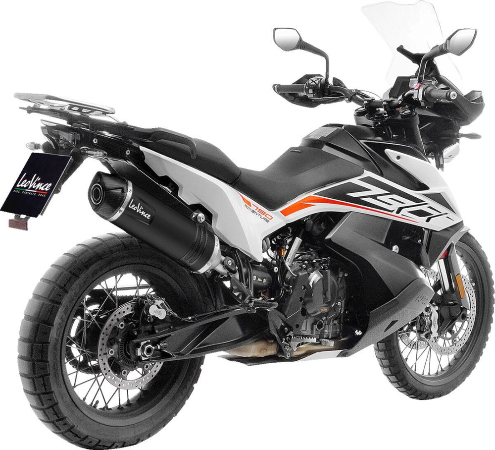 LeoVince LV One EVO Silencer For KTM Adventure 790 2019-2025 - Black