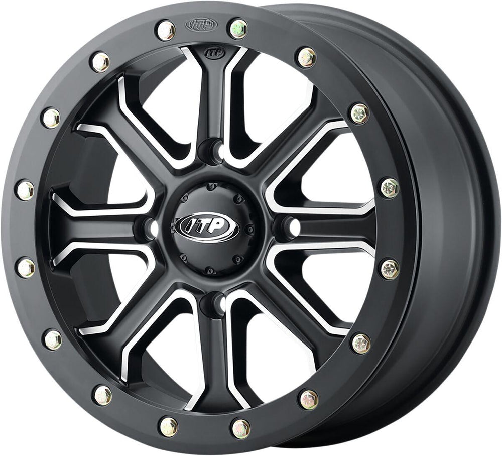 ITP Inertia Wheel For Can Am Commander 1000 EFI 2011-2017 Fits Front Or Rear 15x7" - Black