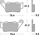 SBS HLS Street Excel Sintered Rear Brake Pads For Harley Davidson RA 1250 2021-2022