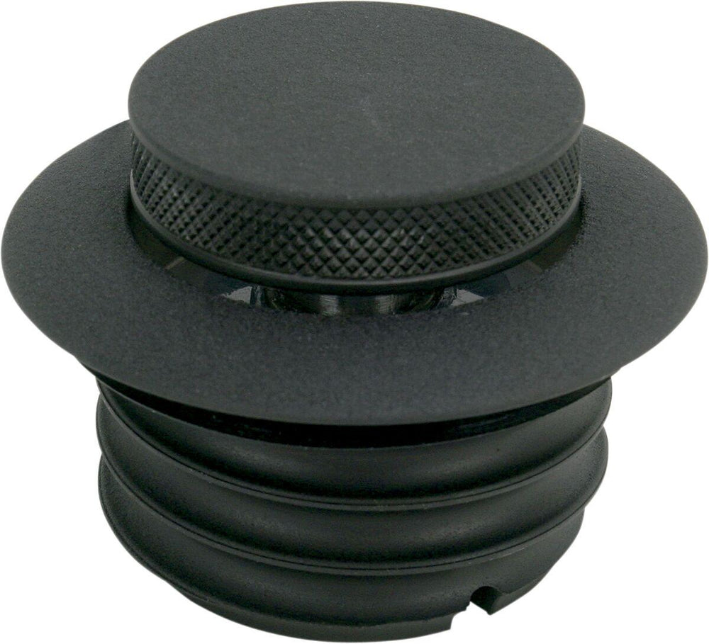 Drag Specialties Pop-Up Fuel Cap For Harley Davidson FLD 1690 2012-2013 - Black Wrinkle