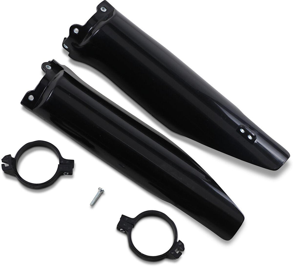 UFO Fork Guards For Kawasaki KX125 2004-2008 - Black