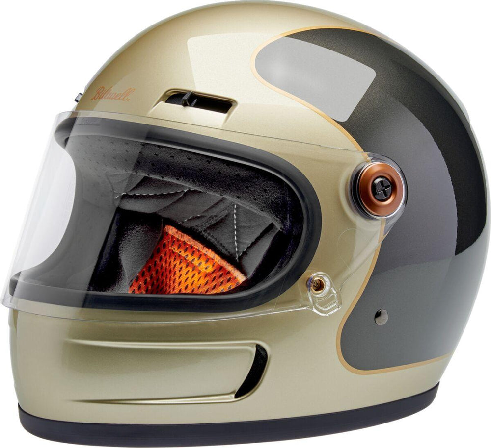 Biltwell Gringo SV Helmet - Champagne/Charcoal/Metallic
