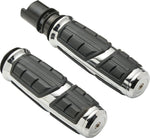Ciro Chicane Grips For Harley Davidson FLHLT 1923 ABS 2026 - Silver