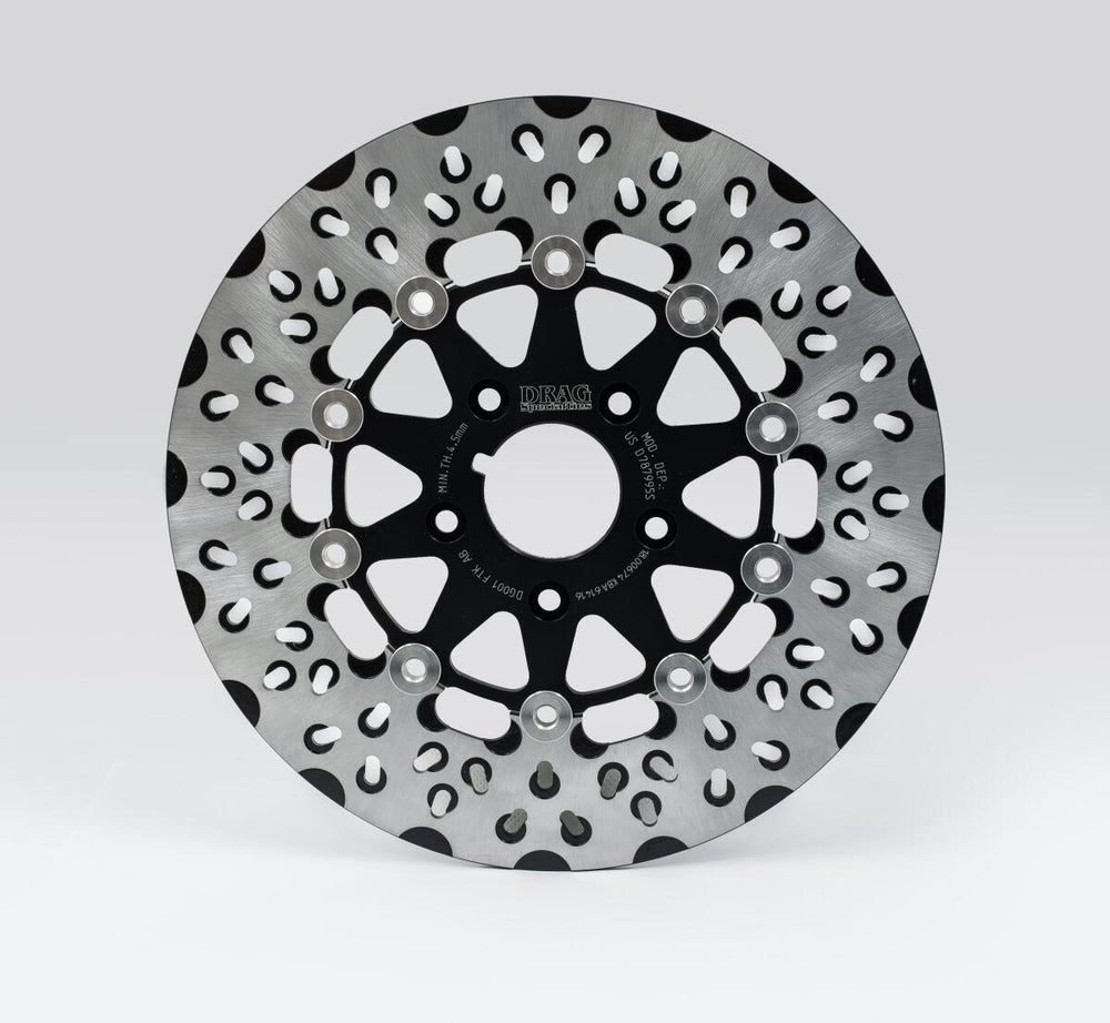 Drag Specialties FTK Series Brake Disc For Harley Davidson FLHR 1340 1994-1998 Front - Black