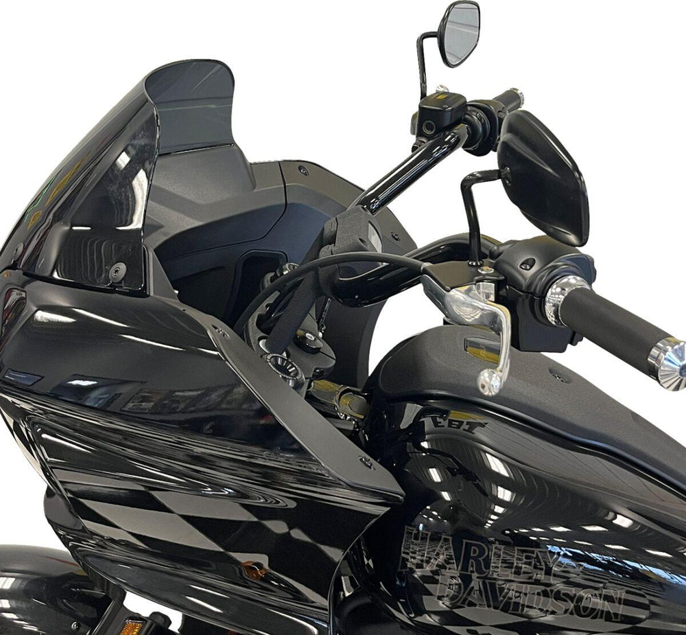 Fat Baggers Inc. 1-1 4" EZ Install Round Top Handlebar For Harley Davidson FXLR 1750 2018-2020 20.5 cm (8") - Black