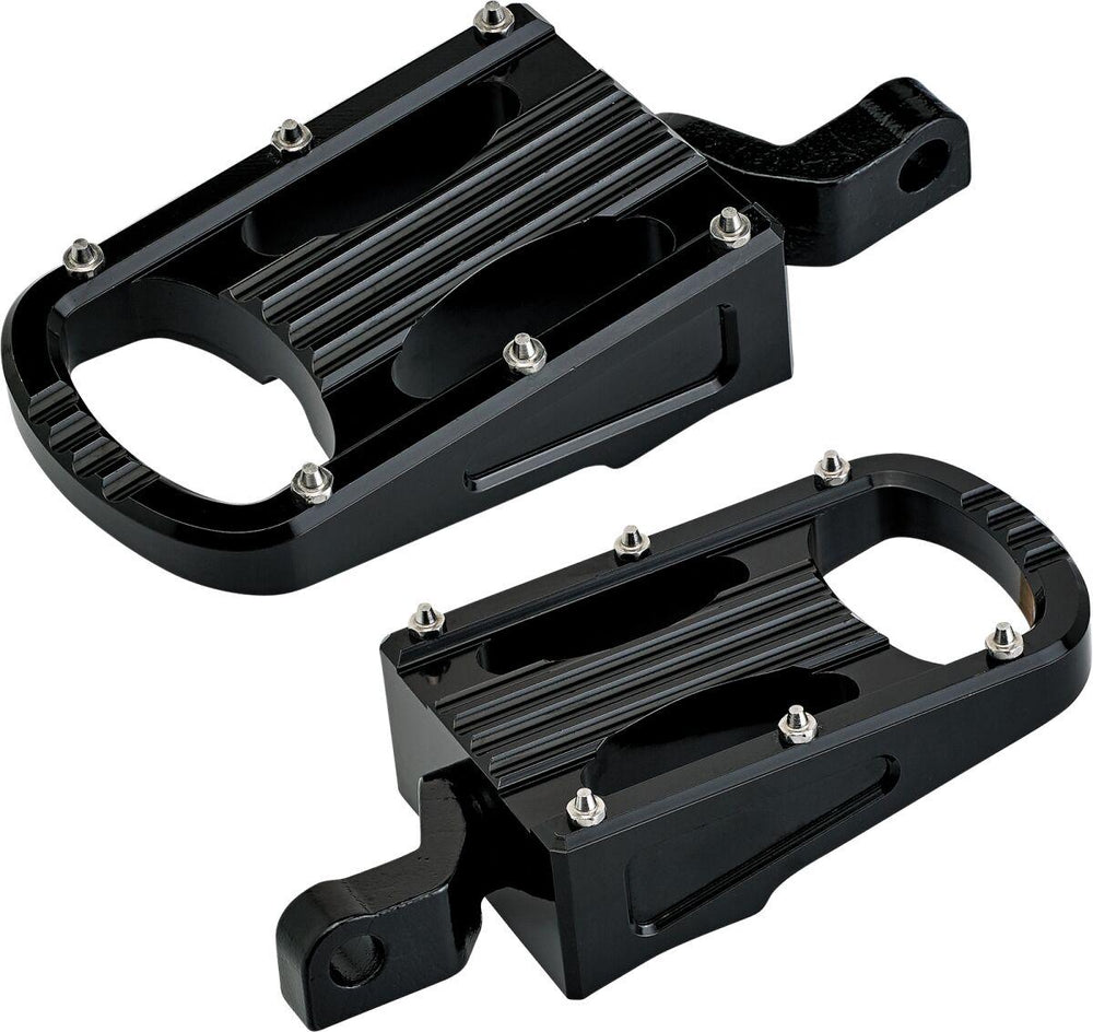 Biltwell XL Step Footpegs For Harley Davidson FXCWC 1584 2008-2011 - Black