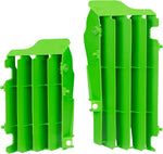 UFO Radiator Louvres For Kawasaki KXF450 2016-2020 - Green