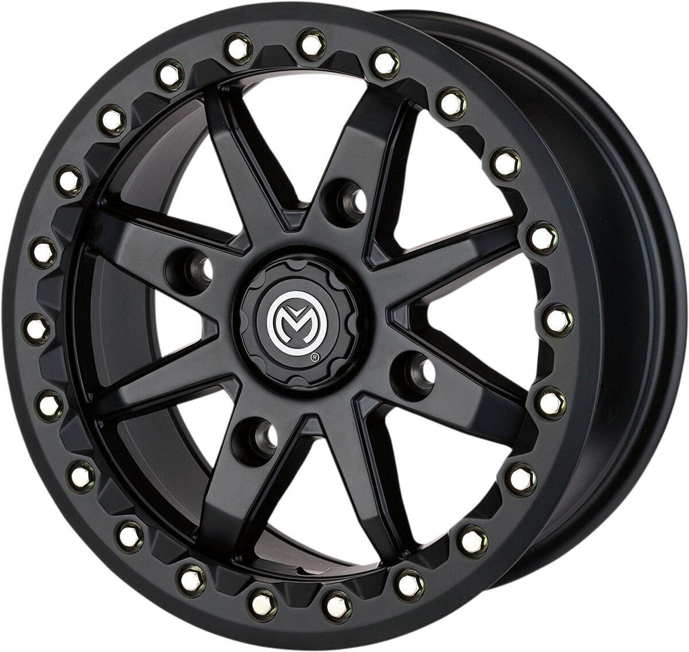 Moose Racing 544X Beadlock Wheel For Kawasaki KVF650 4X4 2005-2012 Fits Front Or Rear - Black Satin