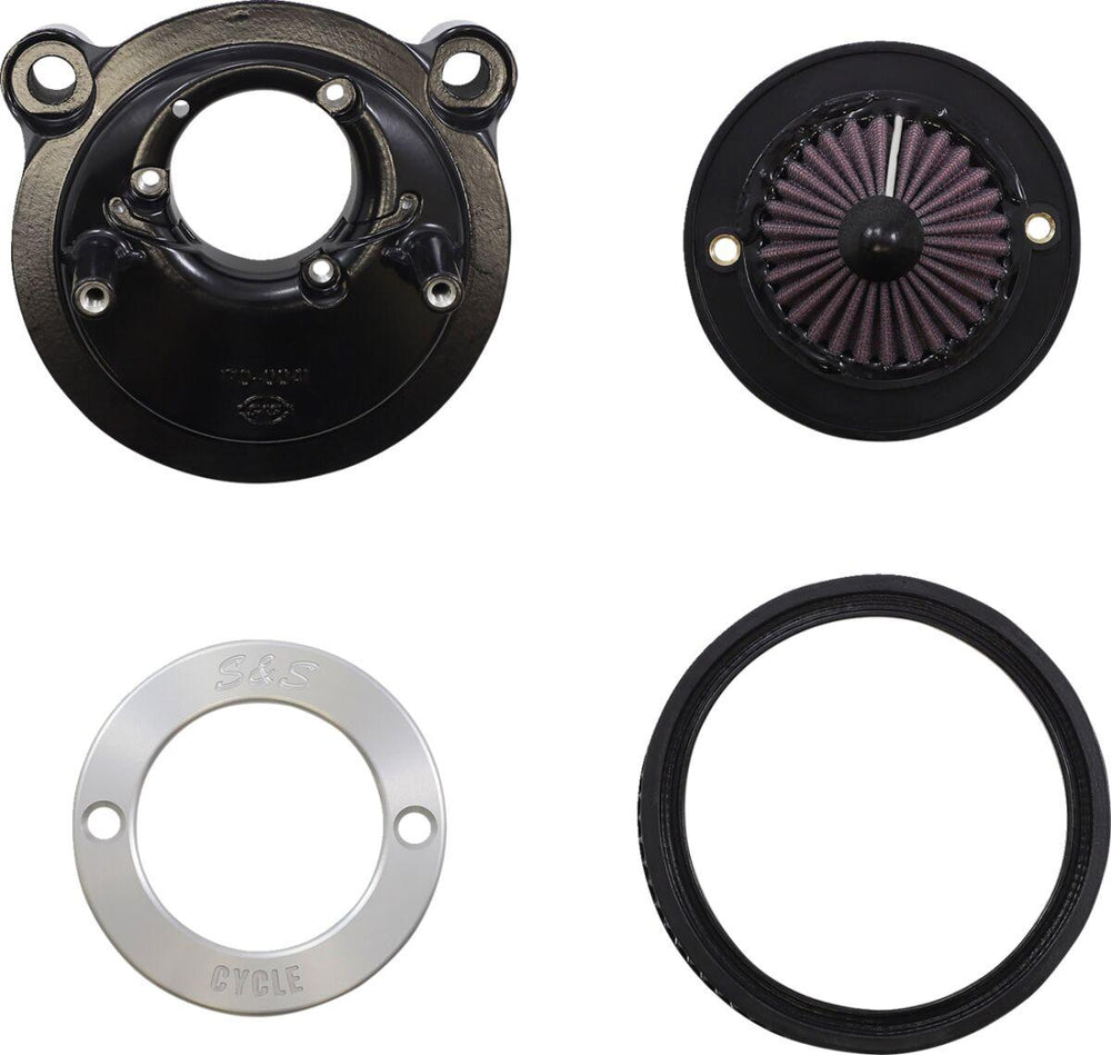 S&S Cycle Air Stinger Stealth Air Cleaner Kit For Harley Davidson XL 1200 C 2007-2020 - Black Chrome