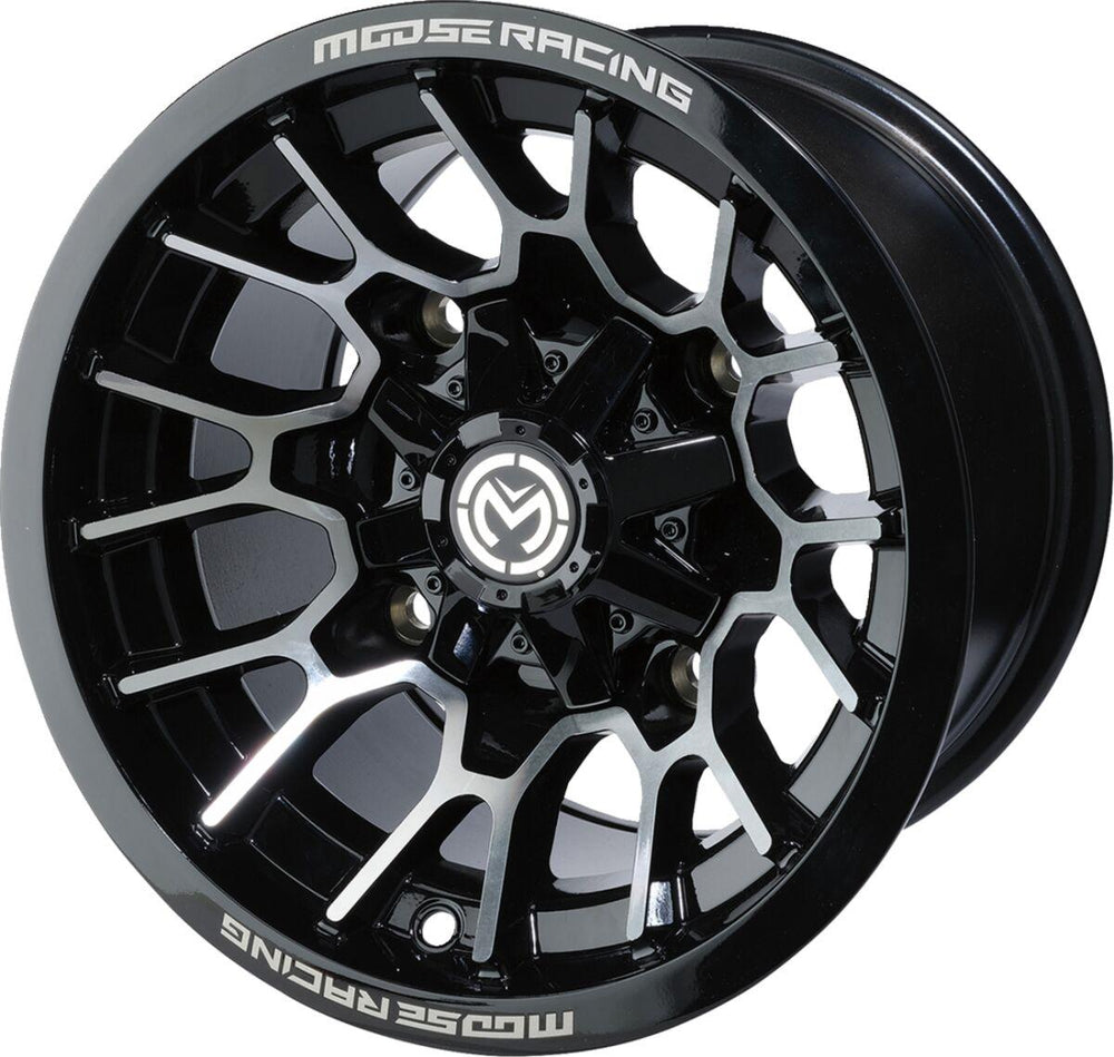 Moose Racing 24X Wheel For Kawasaki KVF650 I 4X4 2006-2014 Front 12x7" - Black