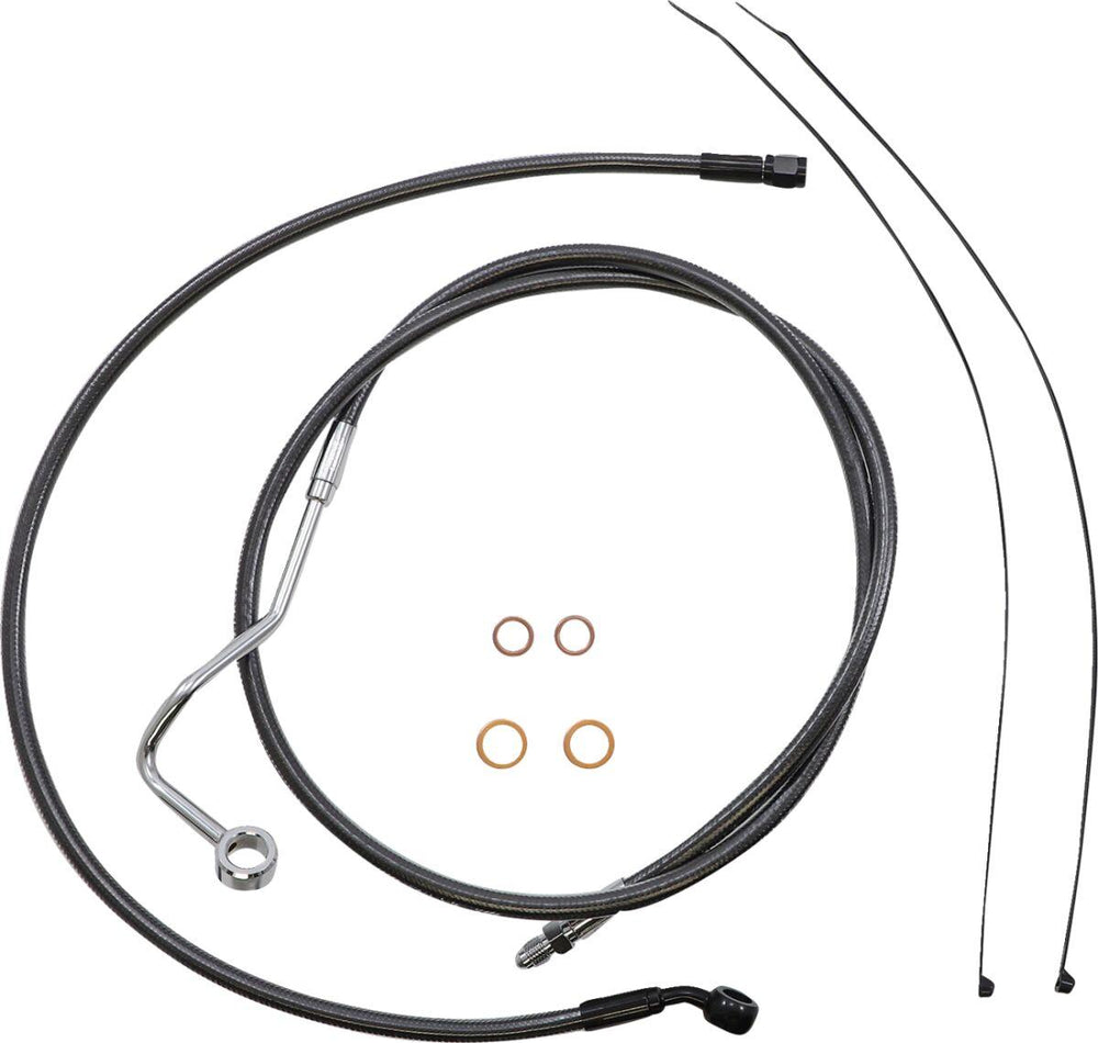 Magnum Shielding  Pearl Designer Handlebar Cable Install Kit For Harley Davidson FLHR 1750 2021-2022 38 - 43cm (15" - 17") - Black