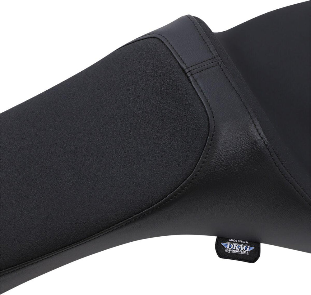Drag Specialties Predator III Slip Stop Seat For Harley Davidson FLDE 1750 2018-2020 Smooth - Black