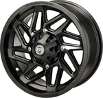 Moose Racing 361X Wheel For Polaris 455 4X4 1999 Front - Black