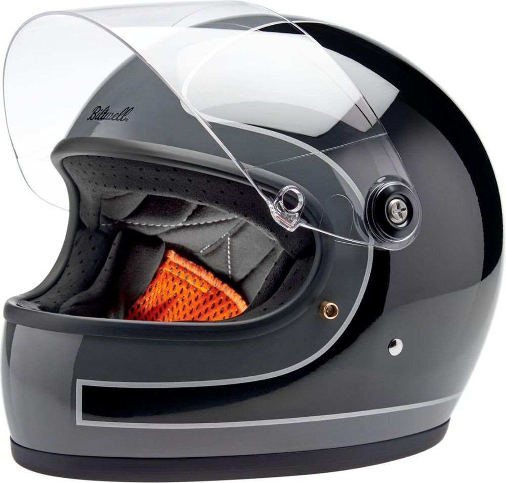Biltwell Gringo S Tracker Helmet - Black/Storm Grey