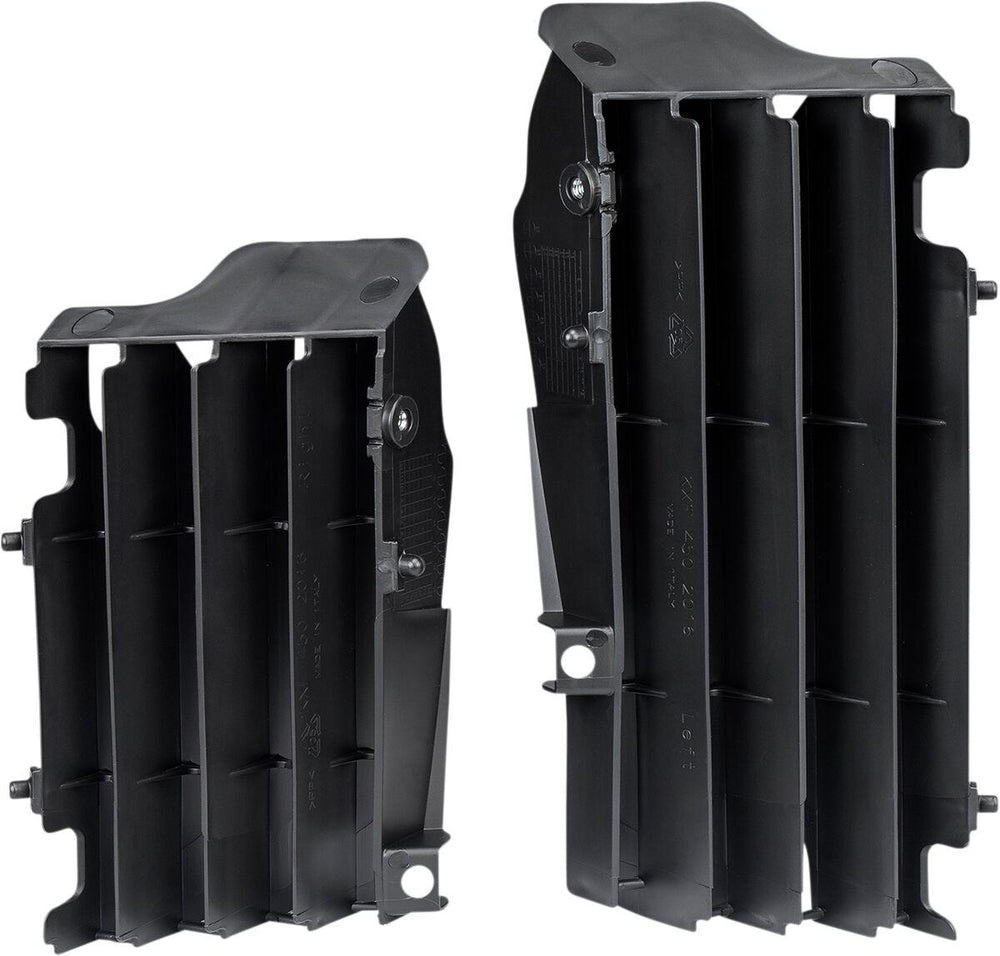 UFO Radiator Louvres For Kawasaki KXF450 2016-2020 - Black