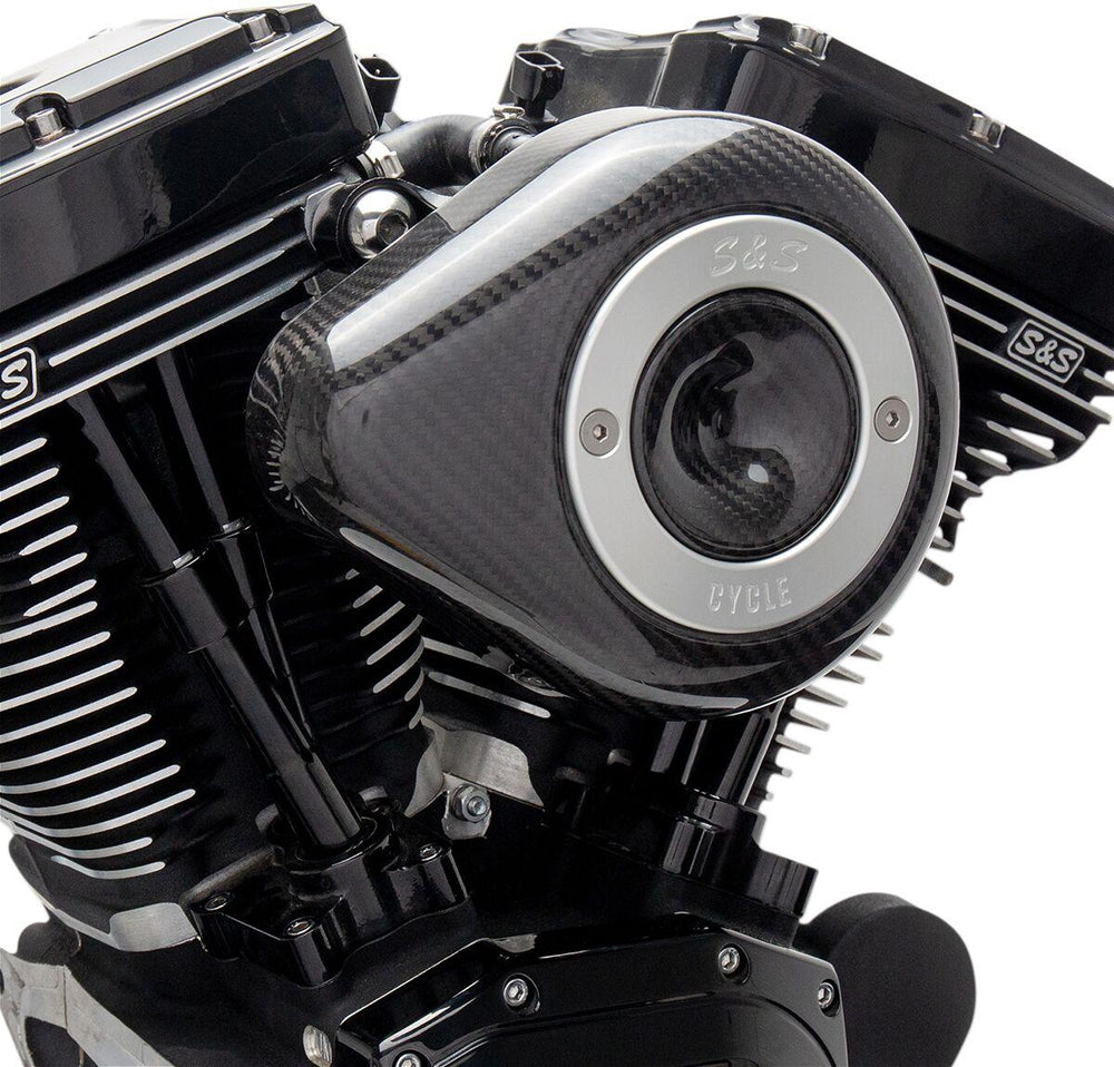S&S Cycle Mini Teardrop Stealth Air Cleaner Cover For Harley Davidson FLDE 1750 2019-2020 - Black