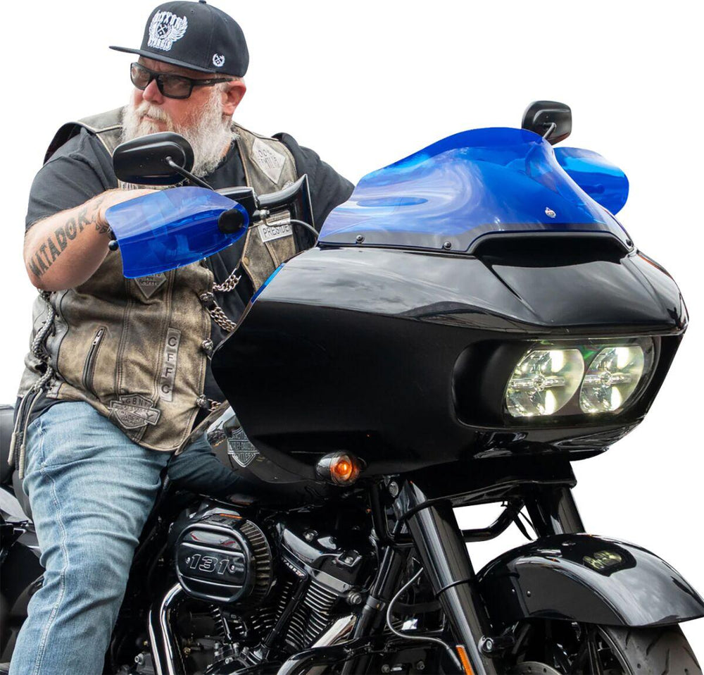 Klock Werks Flare Hand Guards For Harley Davidson FLHX 1923 ABS 2024-2025 - Blue