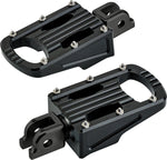 Biltwell Punisher Passenger Footpegs For Harley Davidson FLDE 1750 2018-2020 - Black