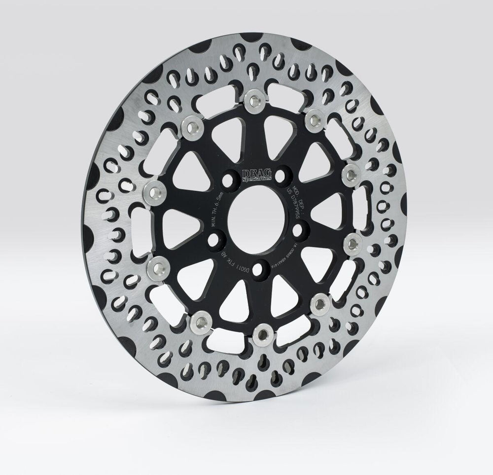 Drag Specialties FTK Series Brake Disc For Harley Davidson FLH 1868 2021 Front - Black