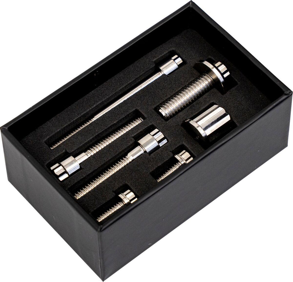 Trask Bitchin Coil & Horn Bolts For Harley Davidson FLDE 1750 ABS 2018-2020 - Silver