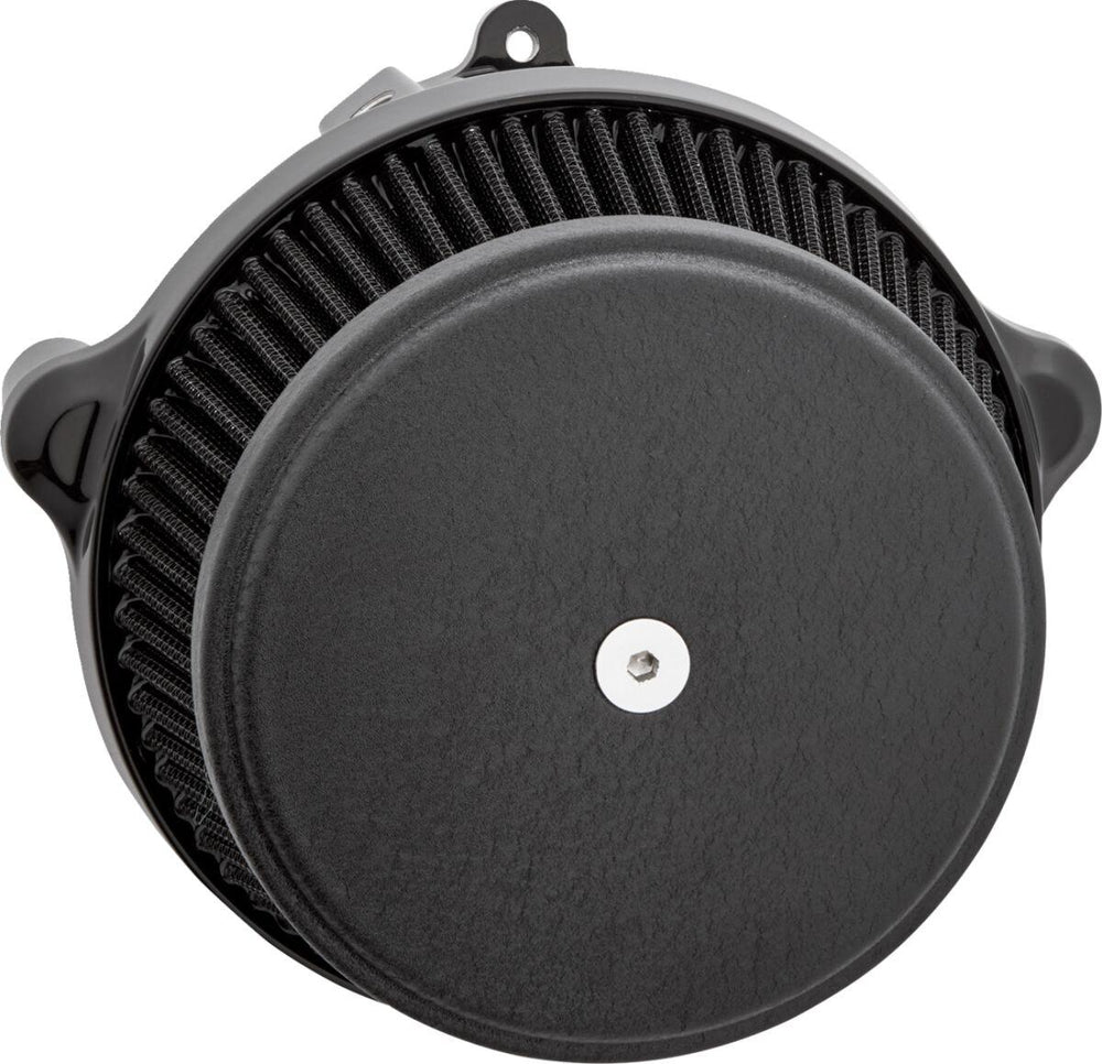 Arlen Ness Big Sucker Stage 1 Air Cleaner Kit with Cover For Harley Davidson FLHX 1923 2024-2026 - Black/Silver/Wrinkle