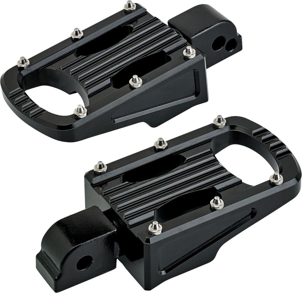 Biltwell Punisher Footpegs For Harley Davidson FLDE 1750 2018-2020 - Black