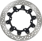 SBS Front Brake Disc For Yamaha BT 1100 2002-2006 - Black/Silver