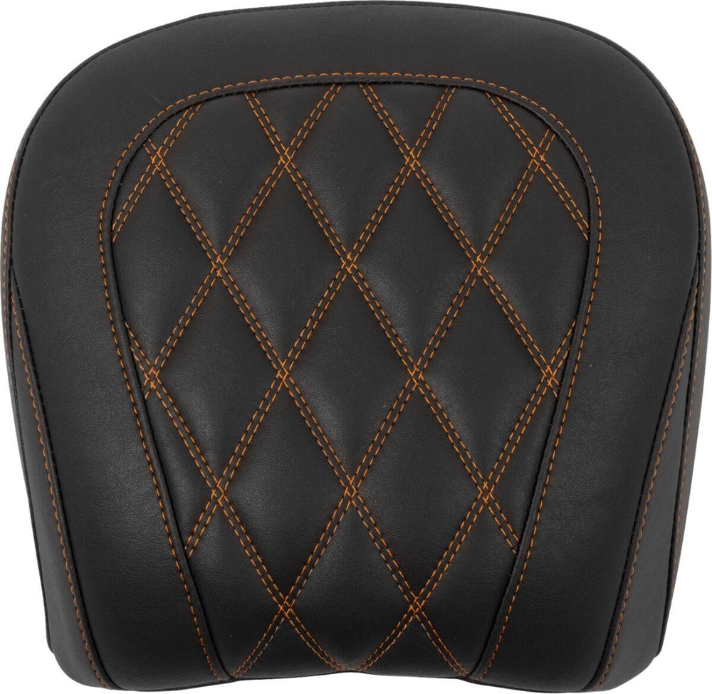 Mustang Wide Tripper Passenger Seat For Harley Davidson FLHX 1923 2024-2026 - Black/Orange