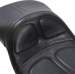 LE Pera Maverick Daddy Long Legs Seat For Harley Davidson FLHT 1340 1997-1998 Stitched - Black