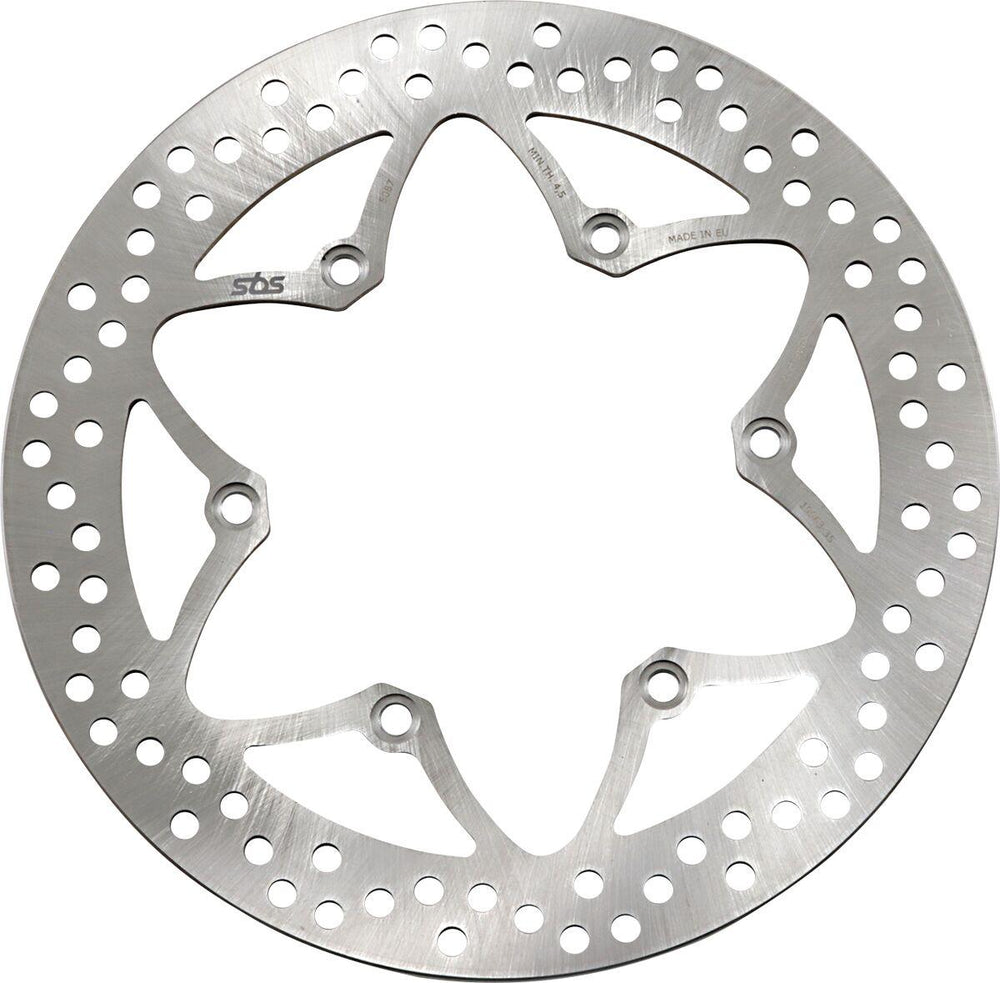 SBS Front Left Brake Disc For MZ Baghira 660 2000-2006 - Silver