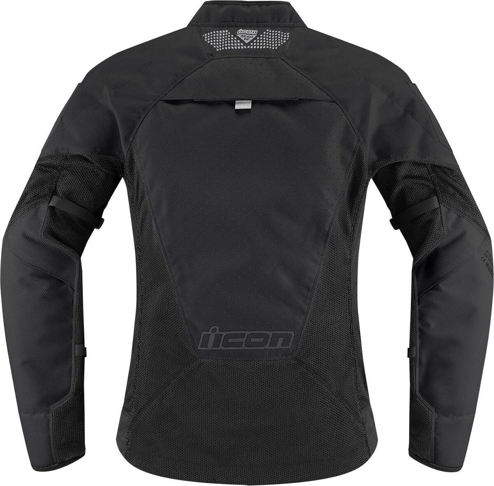 Icon Unisex Womens Mesh AF Jacket - Black