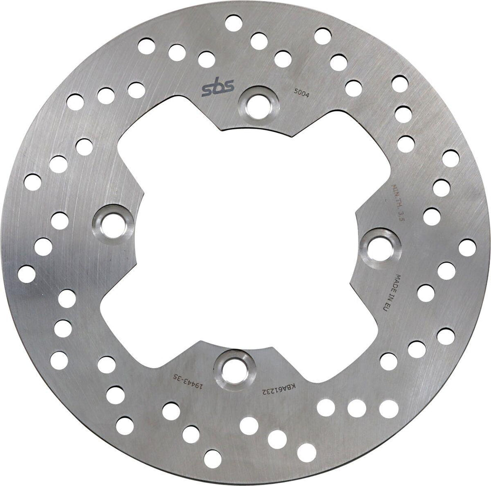 SBS Rear Brake Disc For Kawasaki ER-6F 650 2006-2016 - Silver