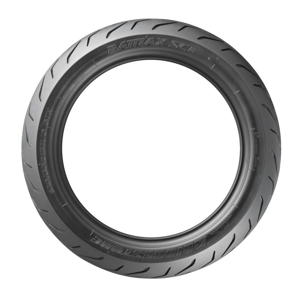 Bridgestone Battlax SC Rear Tyre Blackwall TL 60P 120 80-16"