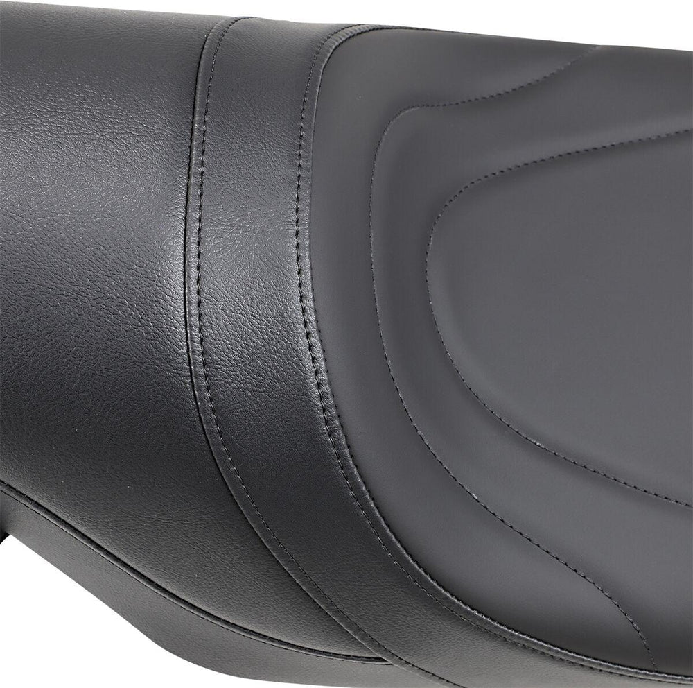 Drag Specialties Predator Mild Stitched Seat For Harley Davidson FLHR 1340 1997-1998 - Black