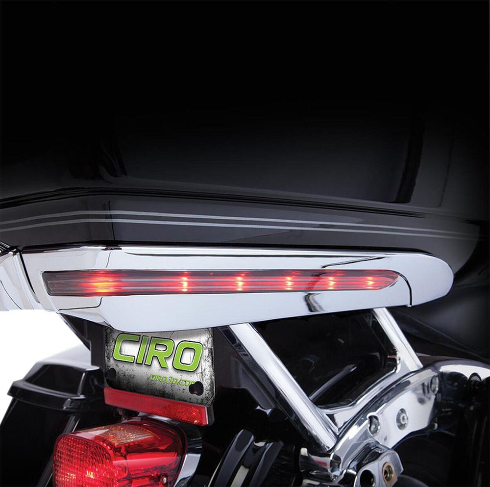 Ciro Tour Pack Light Accents For Harley Davidson FLHT 1750 ABS 2022 Clear