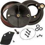 S&S Cycle Super Stock Stealth Air Cleaner Kit For Harley Davidson FLDE 1750 2018-2020 - Black