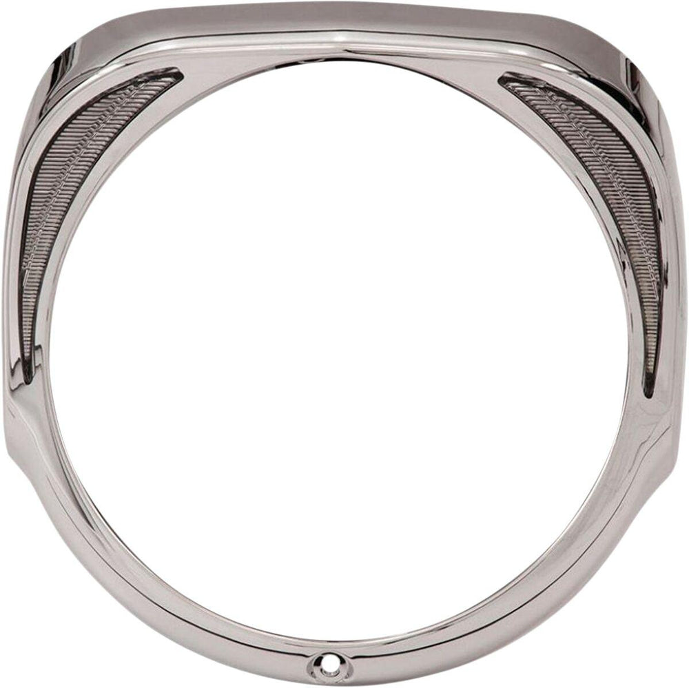 Ciro Fang Headlight Bezels For Harley Davidson FLH 1868 ABS 2021 Chrome Clear