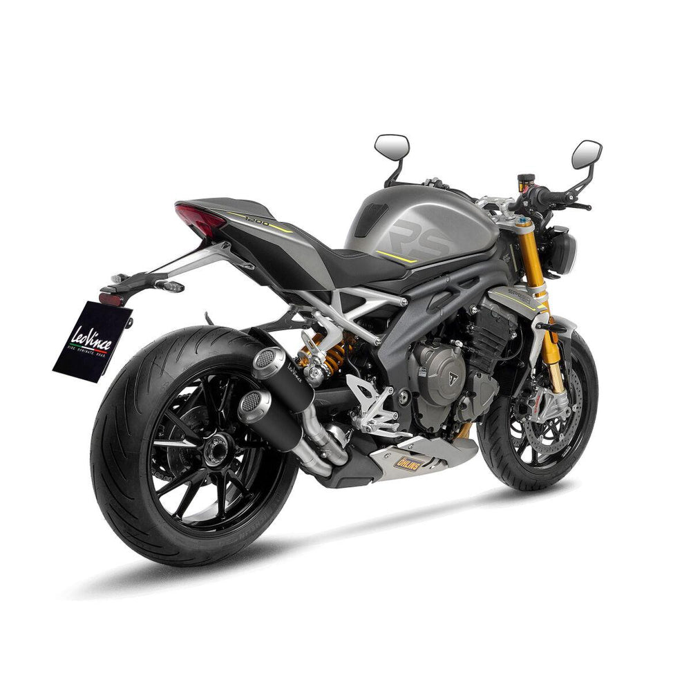 LeoVince LV-10 Black Edition Silencer For Triumph Speed Triple 1200 RR 2022-2025