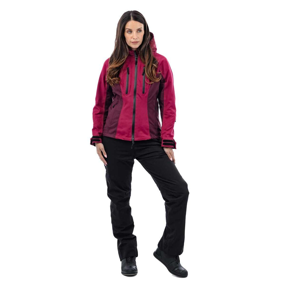 Spada Lula Waterproof Ladies Motorcycle Jacket - Port Red