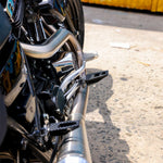 Thrashin Supply Co P-54 Footpegs For Harley Davidson FLDE 1750 2018-2020 Front - Black