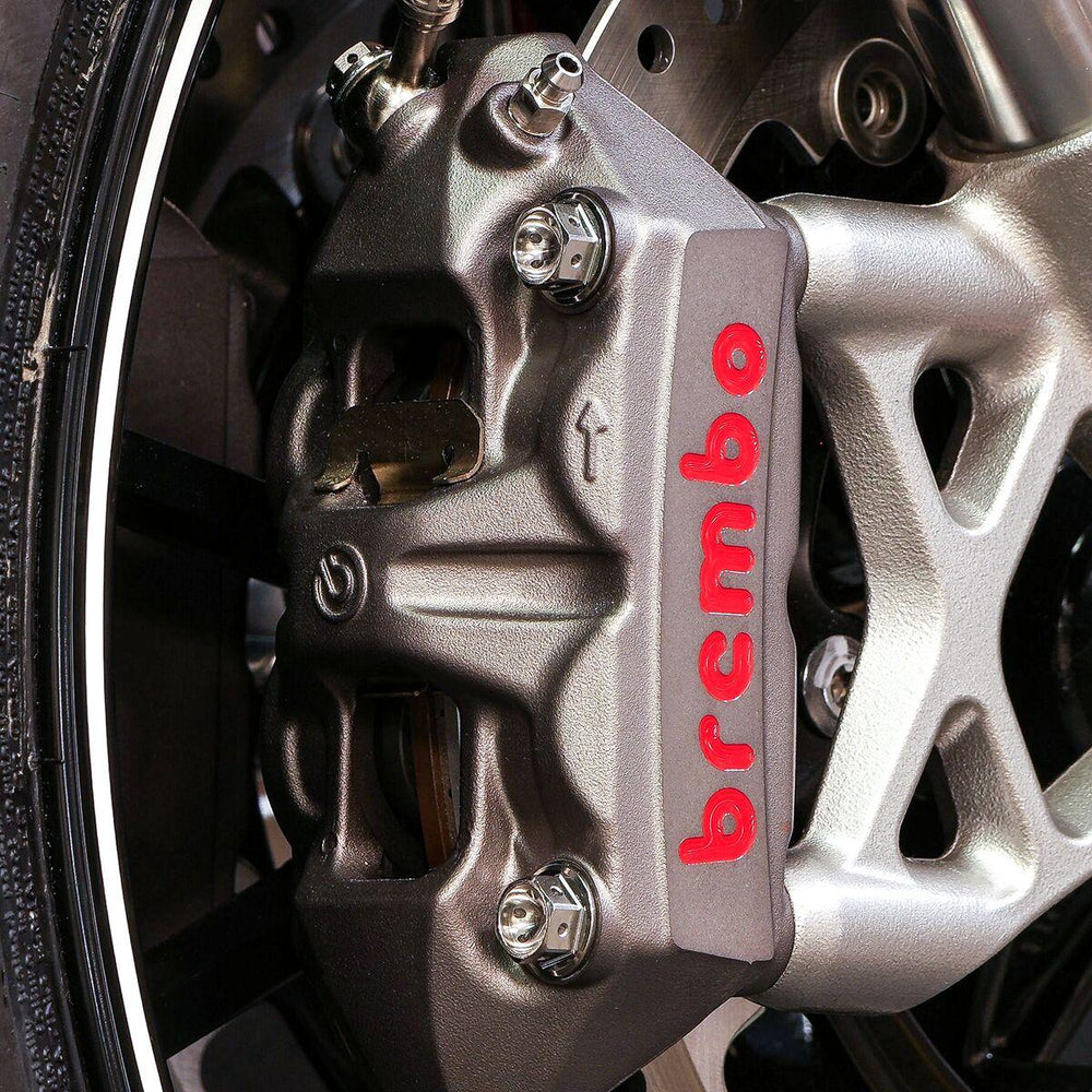 Pro Bolt Titanium Race Spec Brake Caliper Mount Kit For Suzuki DL 1000 ABS 2017-2020 Front - Silver